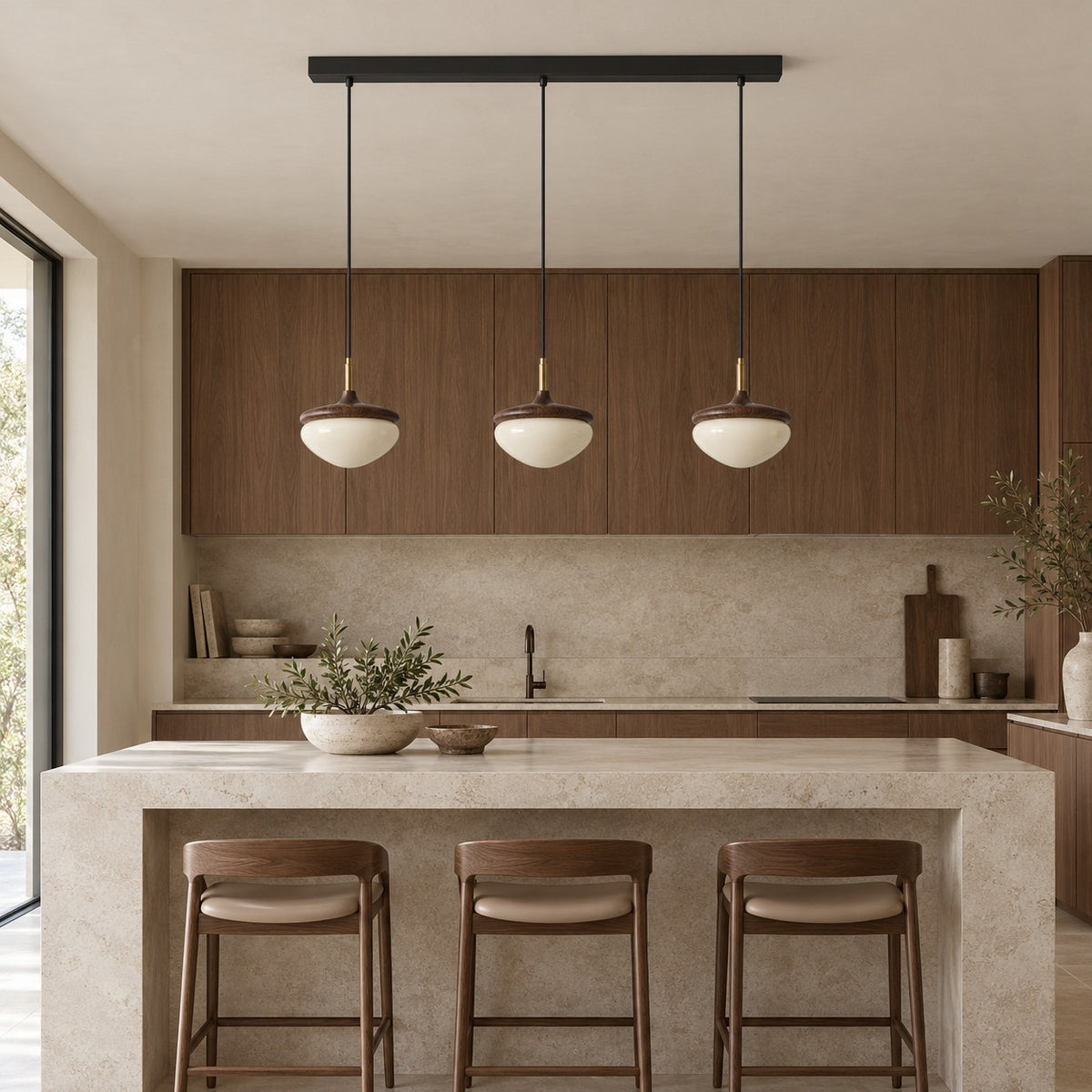 Vintage Pendant Lamp Adjustable Height Metal Shade Modern Kitchen Pendant Lighting