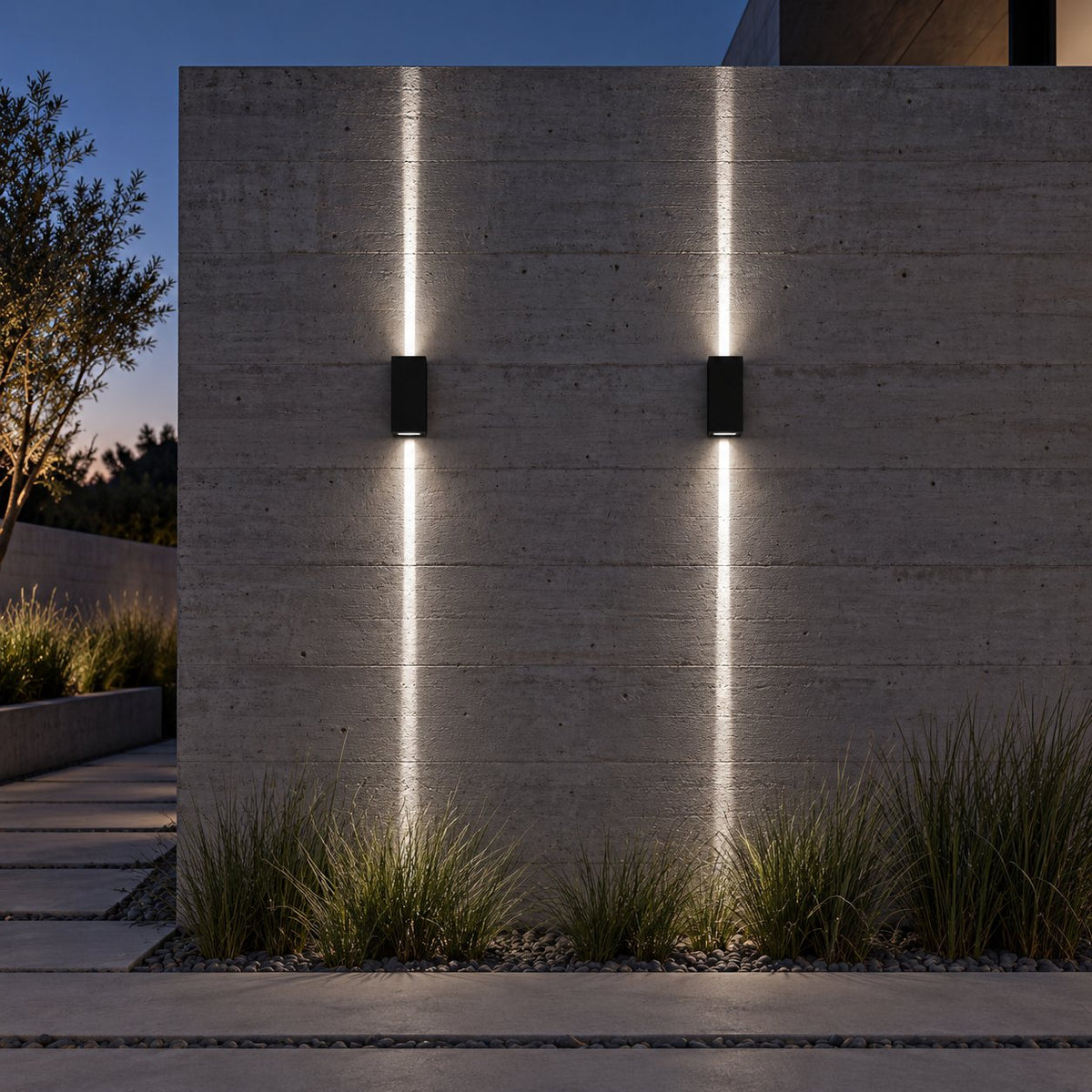 Modern Outdoor Wall Sconce Lighting Up Down Waterproof Die-Cast Aluminum LED 10W