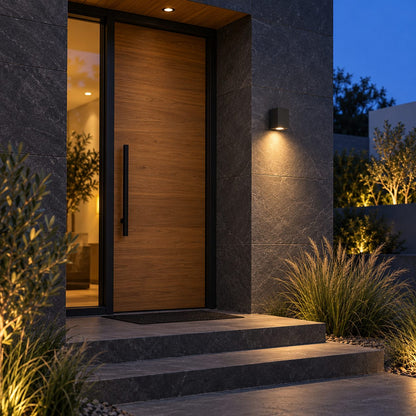 Modern Outdoor Wall Light Waterproof Aluminum Adjustable Motion Sensor LED Fixture