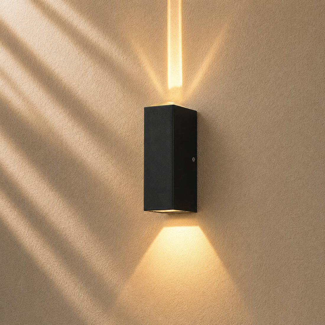 Modern Outdoor Wall Sconce Waterproof Aluminum LED Dual Beam Light 10W for Garden