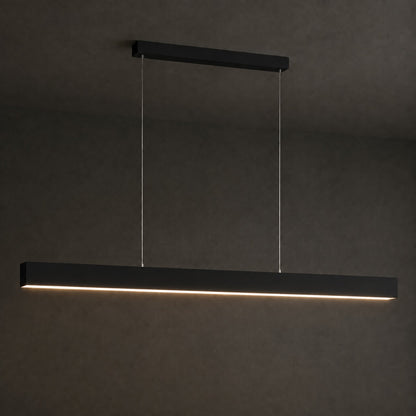 Modern Glass Pendant Light Adjustable Hanging Metal LED for Kitchen Island Dining Room