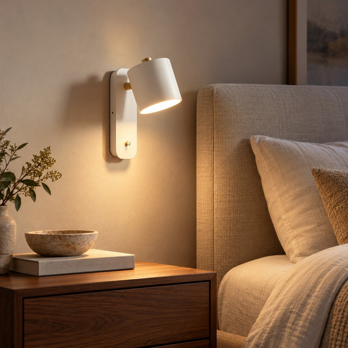Modern Wall Light Wall Mounted Metal Rotatable Sconce Light for Adjustable Directional Illumination