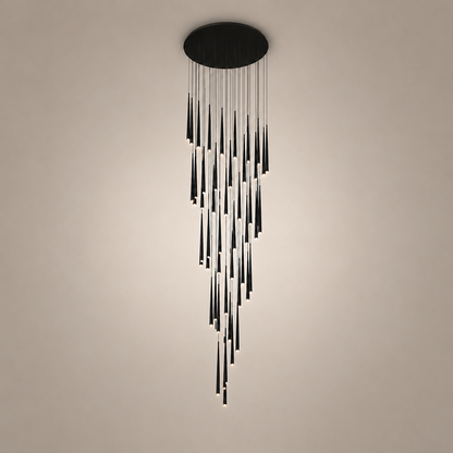 Modern Nordic Flush Mount Ceiling Light Adjustable Iron Acrylic Dimmable LED 6 Heads 18W
