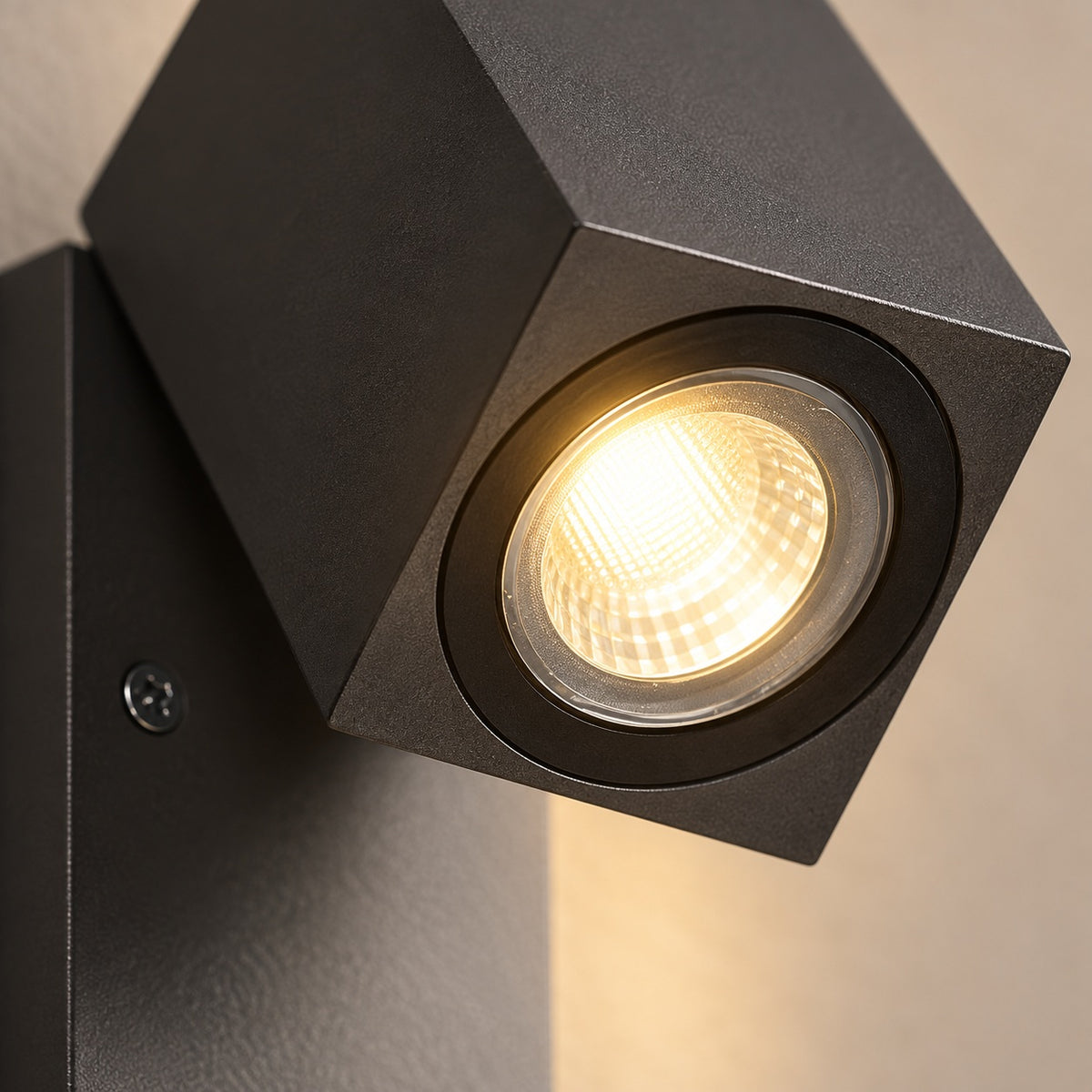 Modern Outdoor Wall Light Waterproof Aluminum Adjustable Motion Sensor LED Fixture