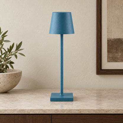 Modern Cordless Table Lamp Adjustable Brightness Rechargeable Battery LED Design for Home Office
