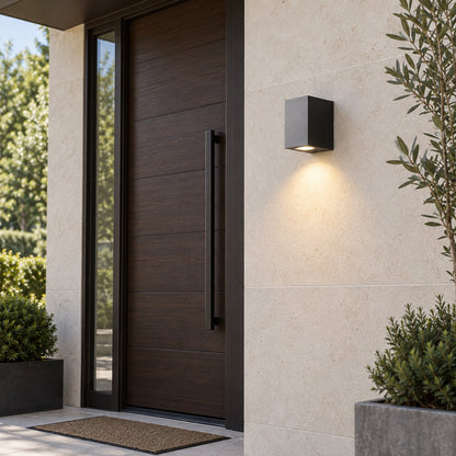 Modern Outdoor Wall Light Waterproof Aluminum Adjustable Motion Sensor LED Fixture