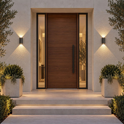 Modern Outdoor Wall Light Up Down Waterproof Aluminum LED Adjustable Illumination