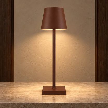 Modern Cordless Table Lamp Adjustable Brightness Rechargeable Battery LED Design for Home Office