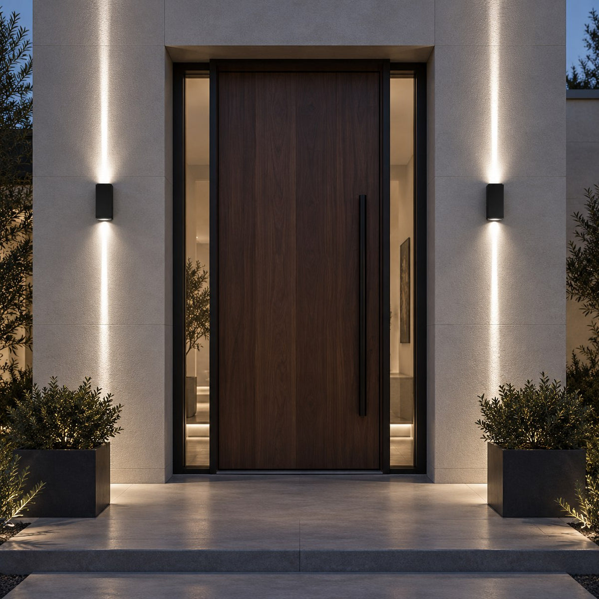 Modern Outdoor Wall Sconce Lighting Up Down Waterproof Die-Cast Aluminum LED 10W