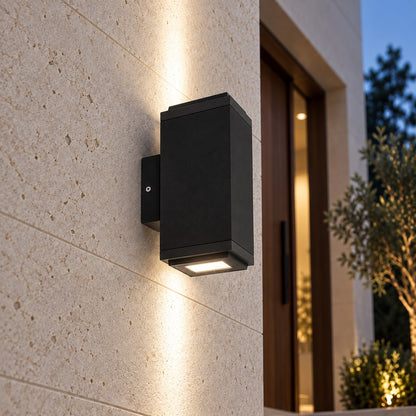 Modern Outdoor Wall Sconce Lighting Up Down Waterproof Die-Cast Aluminum LED 10W