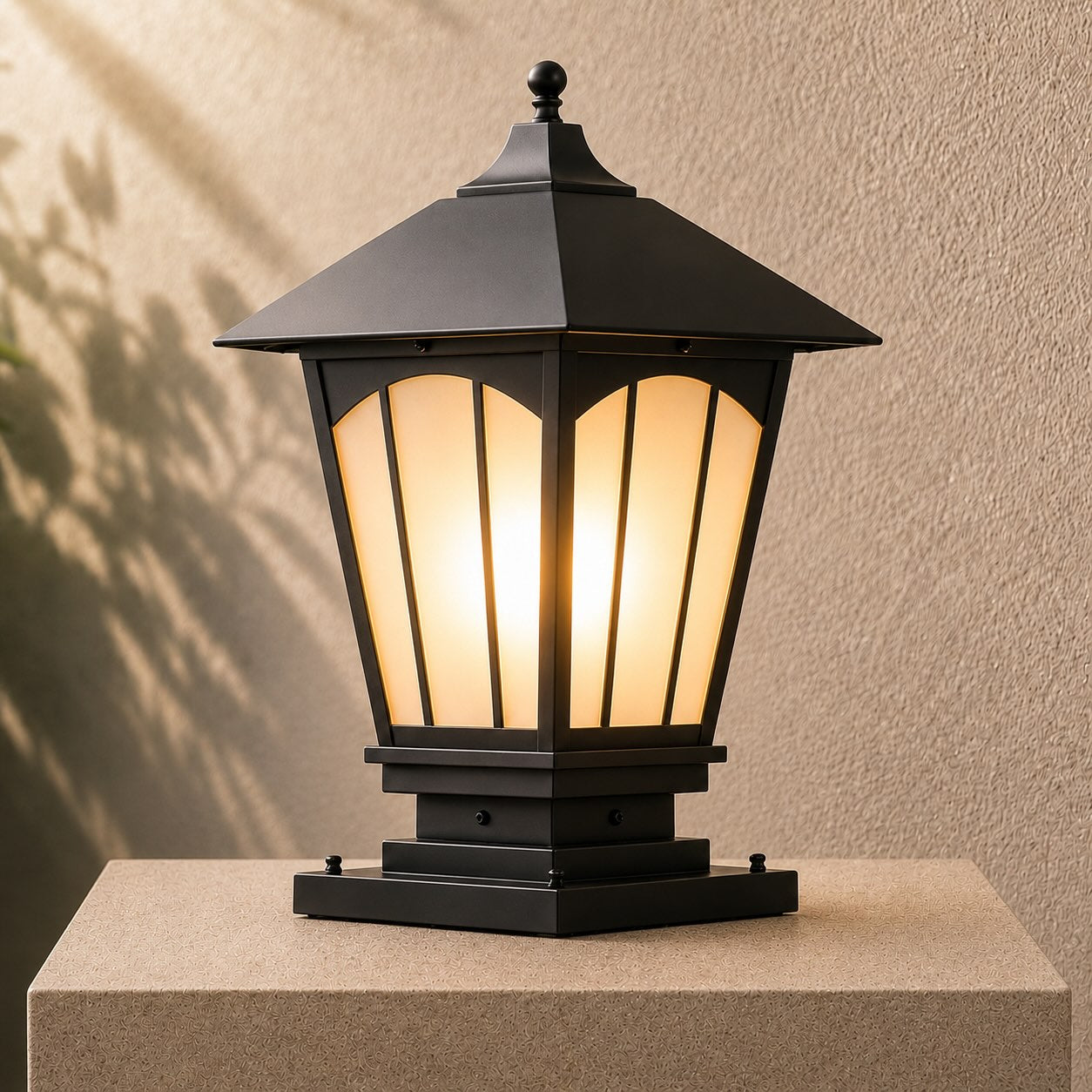 Modern Outdoor Wall Light IP55 Waterproof Solid Copper Glass Shade E27 Compatible Garden Lighting