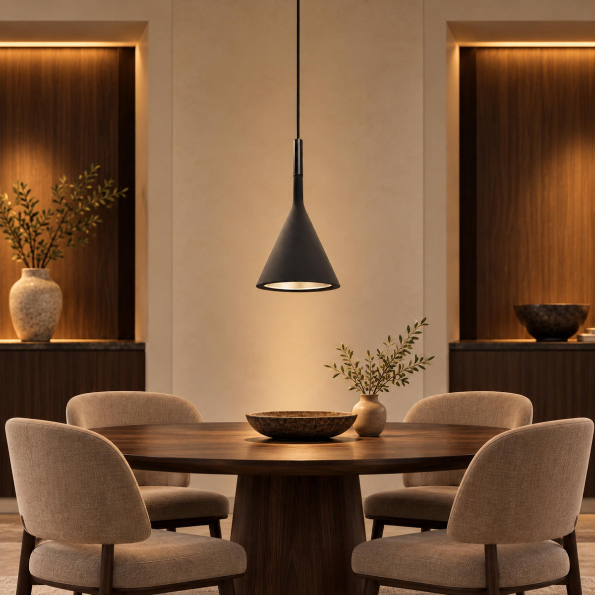 Modern Adjustable Pendant Lamp Aluminum LED Hanging Light for Kitchen and Home Decor