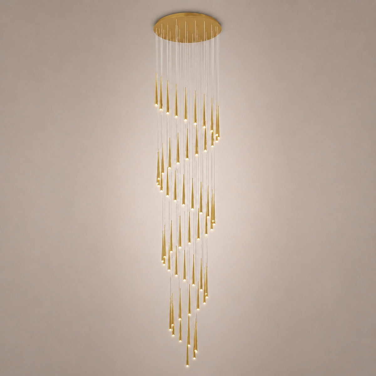 Modern Nordic Flush Mount Ceiling Light Adjustable Iron Acrylic Dimmable LED 6 Heads 18W