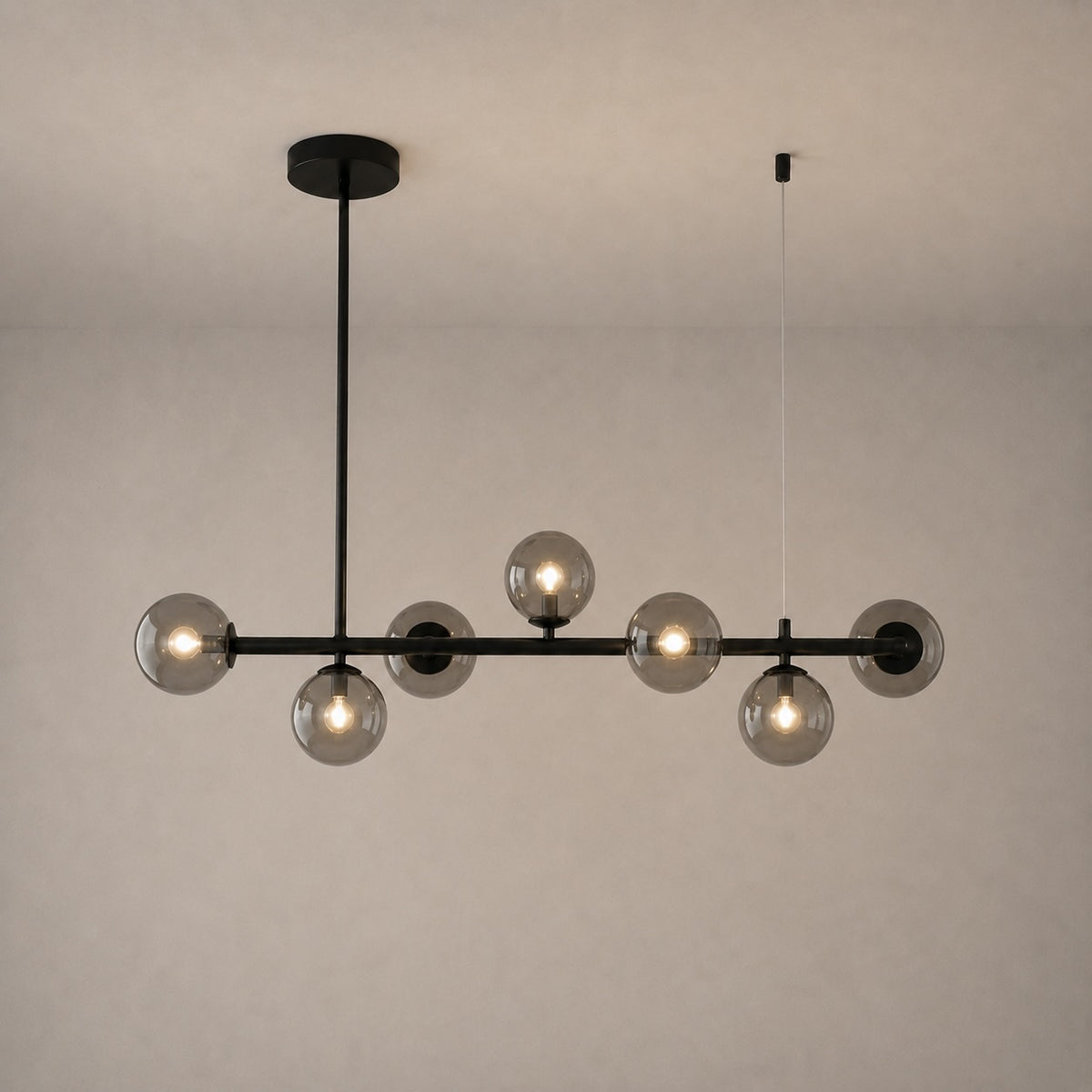 Modern Glass Pendant Lights Cluster Hanging Adjustable LED for Kitchen Island and Dining Room