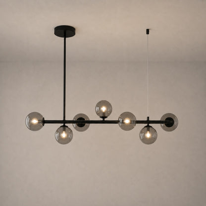 Modern Glass Pendant Lights Cluster Hanging Adjustable LED for Kitchen Island and Dining Room