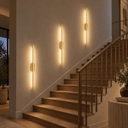 Modern Linear Wall Sconce Wall Mounted Metal LED Light Fixture for Indoor Lighting