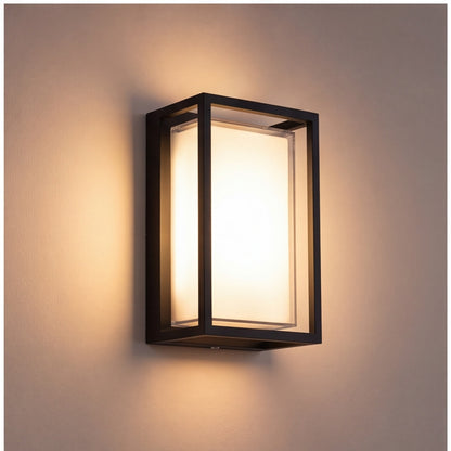 Modern Outdoor Wall Light LED Waterproof Aluminum Fixture for Porch Patio and Pathway