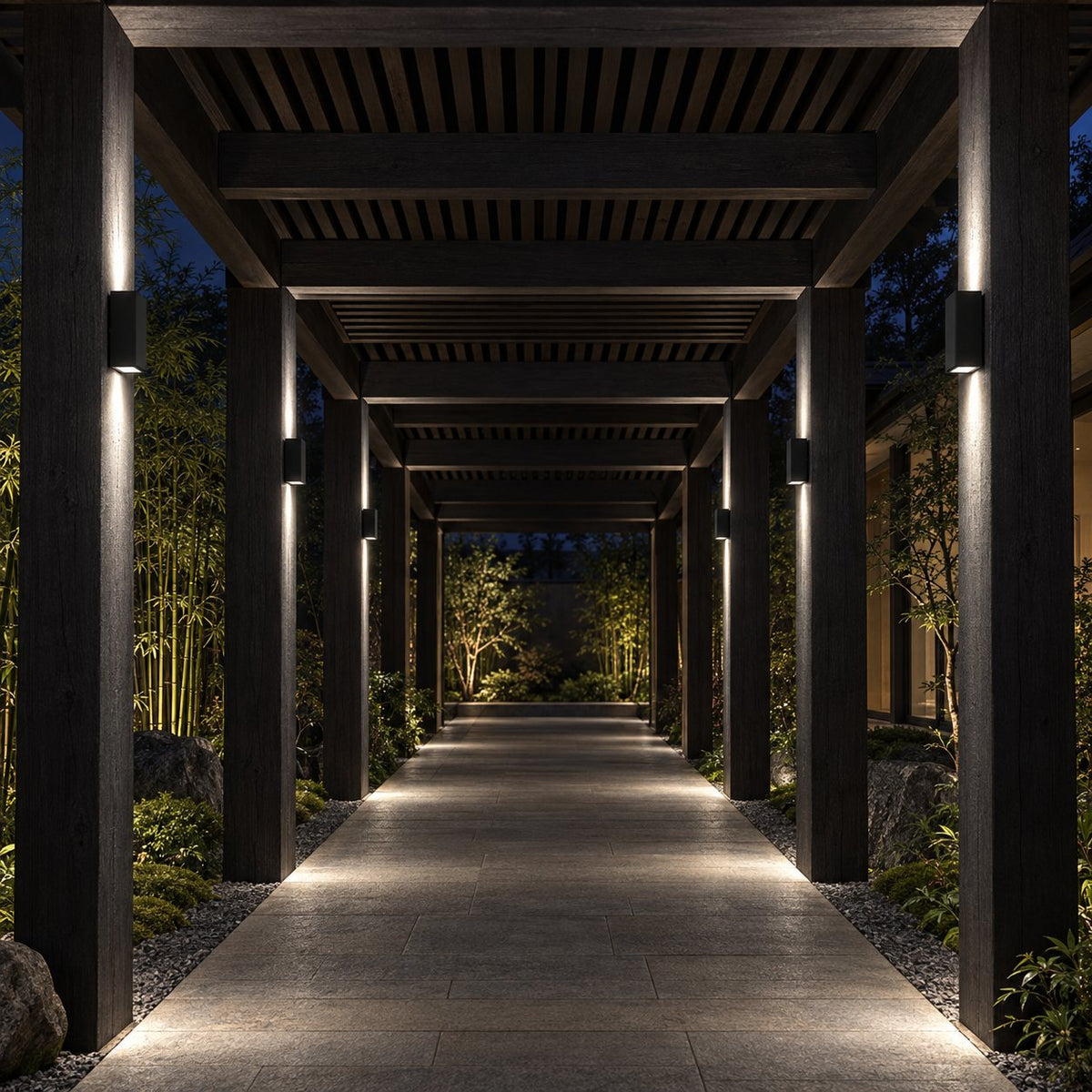 Modern Outdoor Wall Sconce Lighting Up Down Waterproof Die-Cast Aluminum LED 10W