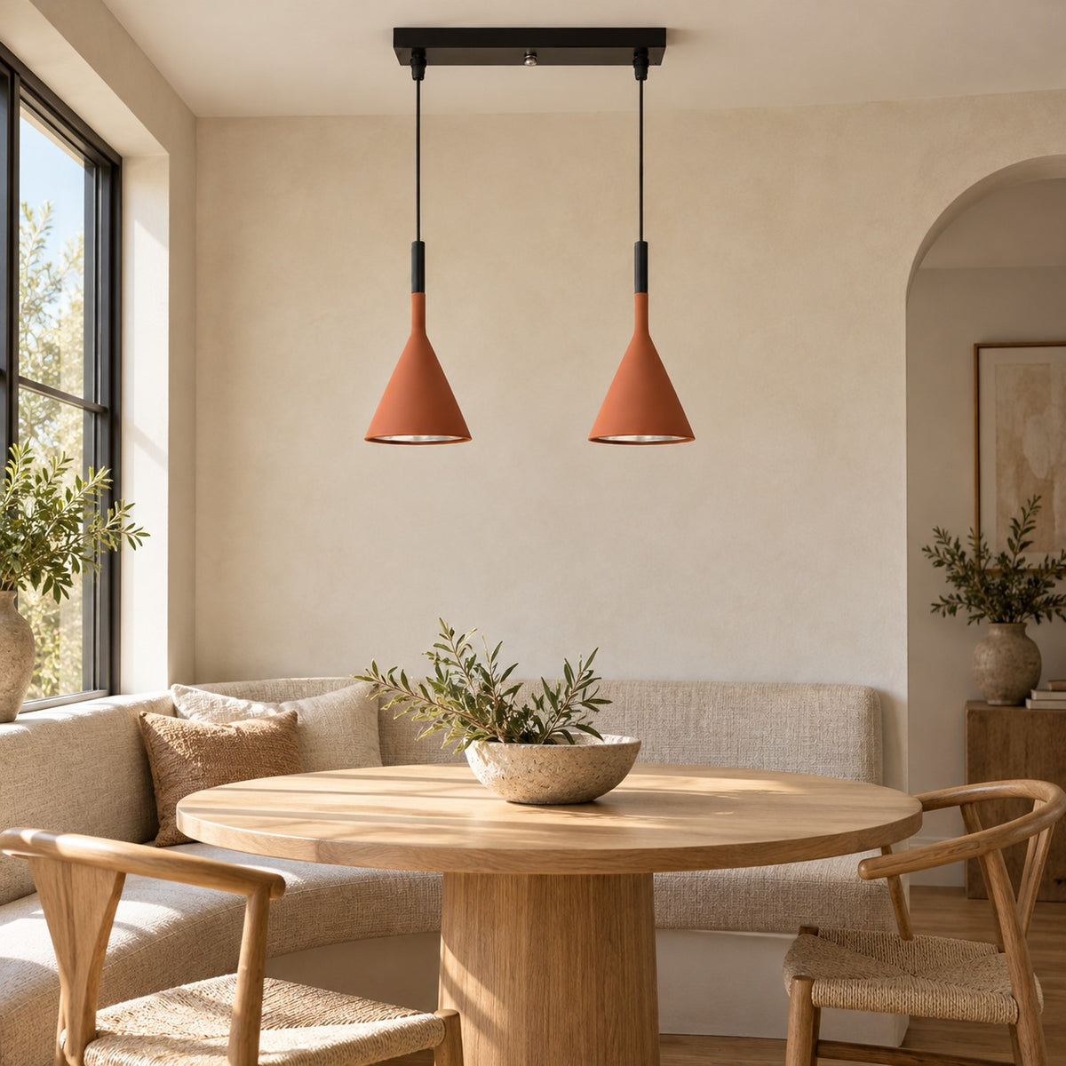 Modern Adjustable Pendant Lamp Aluminum LED Hanging Light for Kitchen and Home Decor