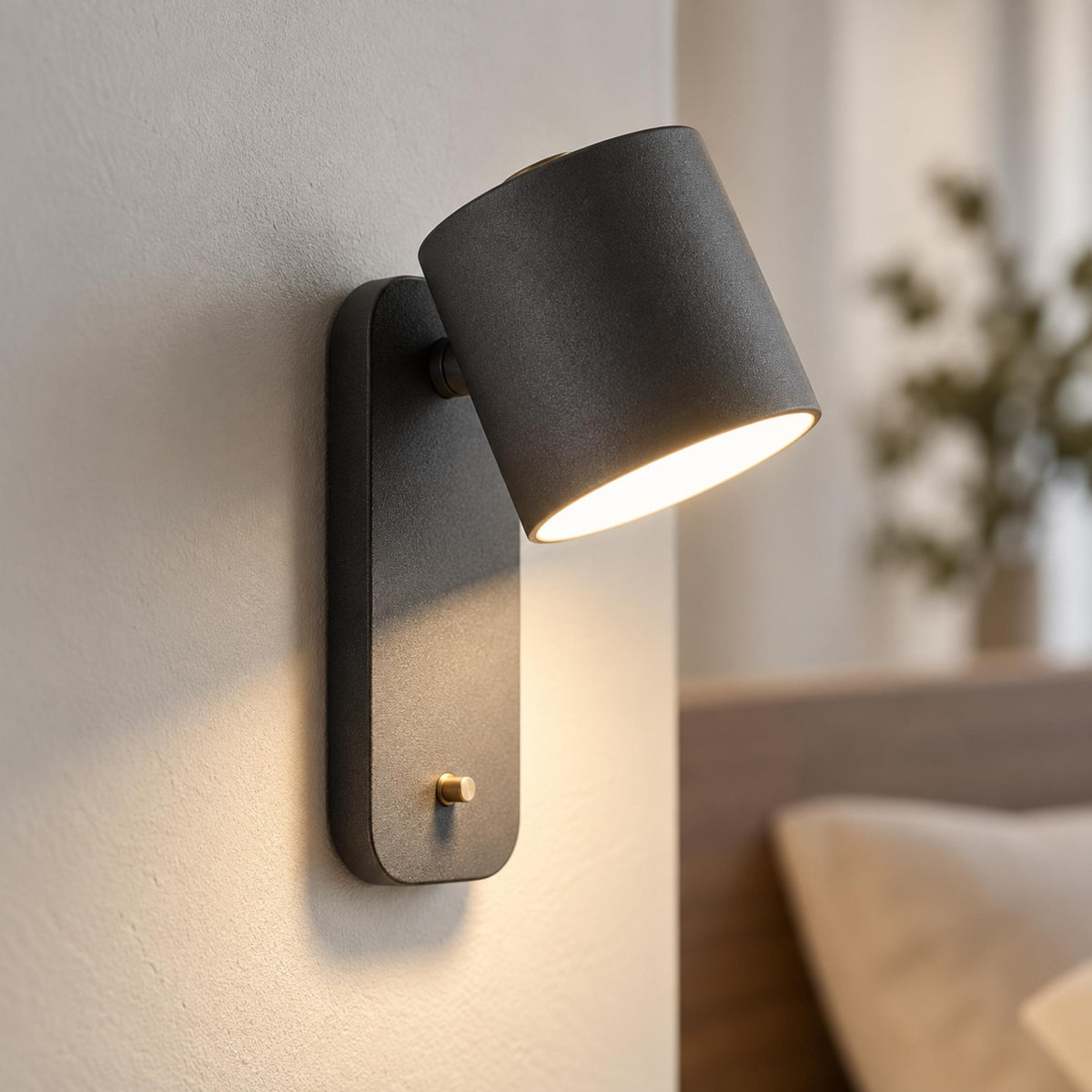 Modern Wall Light Wall Mounted Metal Rotatable Sconce Light for Adjustable Directional Illumination