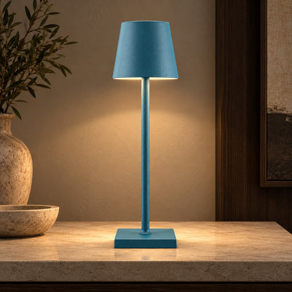 Modern Cordless Table Lamp Adjustable Brightness Rechargeable Battery LED Design for Home Office