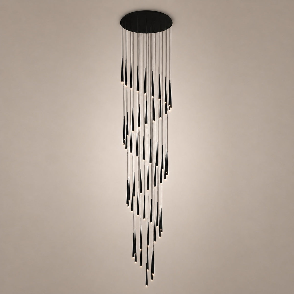 Modern Nordic Flush Mount Ceiling Light Adjustable Iron Acrylic Dimmable LED 6 Heads 18W