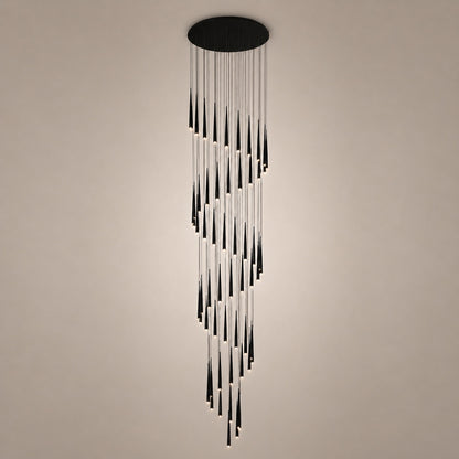 Modern Nordic Flush Mount Ceiling Light Adjustable Iron Acrylic Dimmable LED 6 Heads 18W