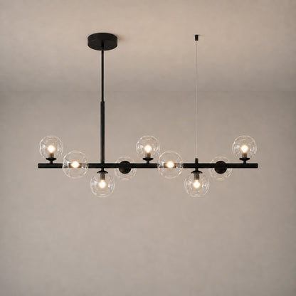 Modern Glass Pendant Lights Cluster Hanging Adjustable LED for Kitchen Island and Dining Room