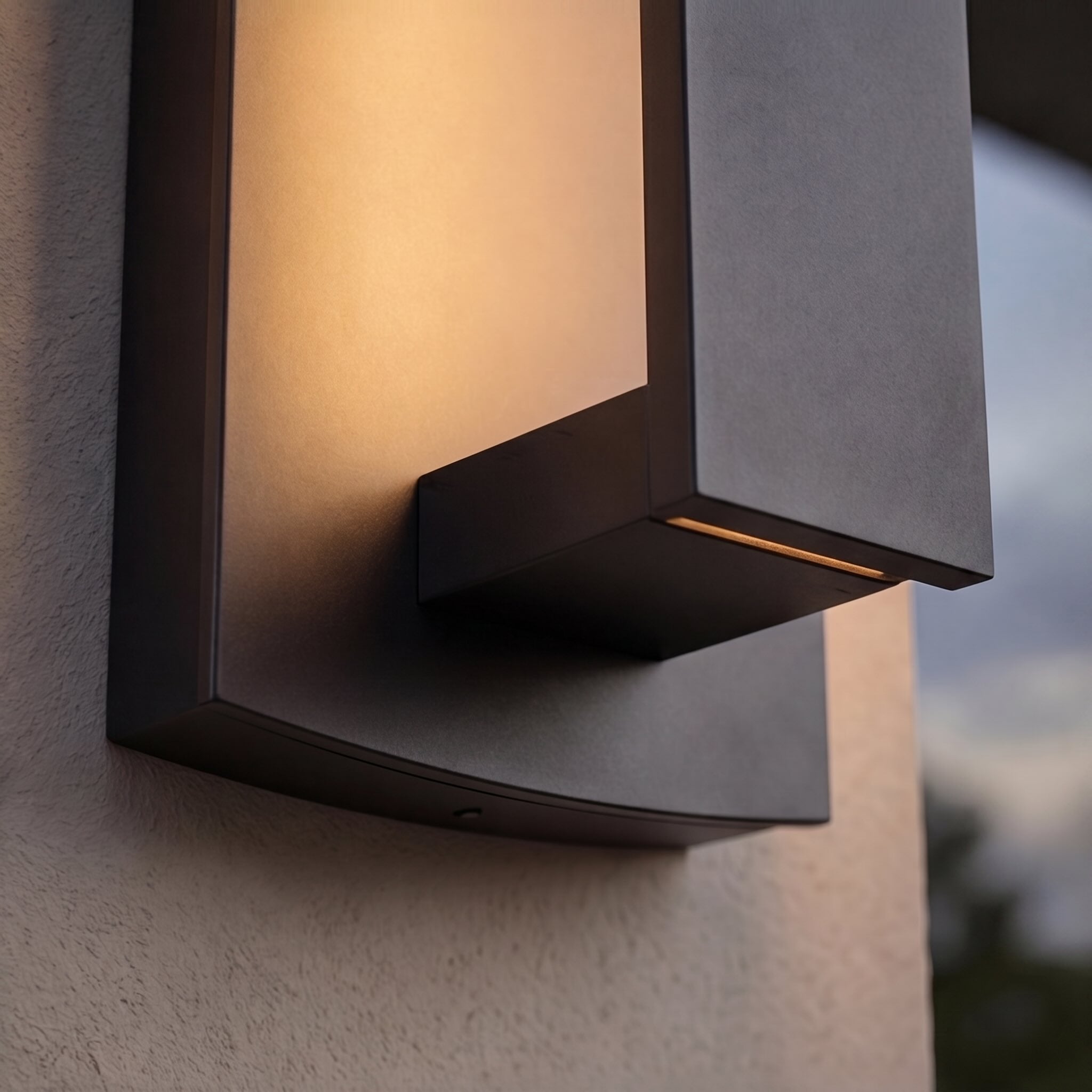 Modern Outdoor Wall Light Weatherproof Aluminum LED Fixture Wall Mounted for Stylish Illumination