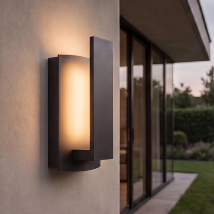 Modern Outdoor Wall Light Weatherproof Aluminum LED Fixture Wall Mounted for Stylish Illumination