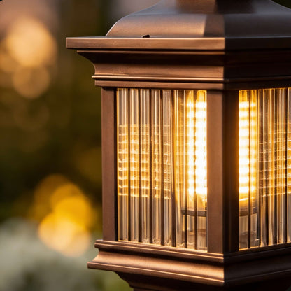 Solar Outdoor Wall Light Modern Die-Cast Aluminum Adjustable Brightness Waterproof Landscape Lighting