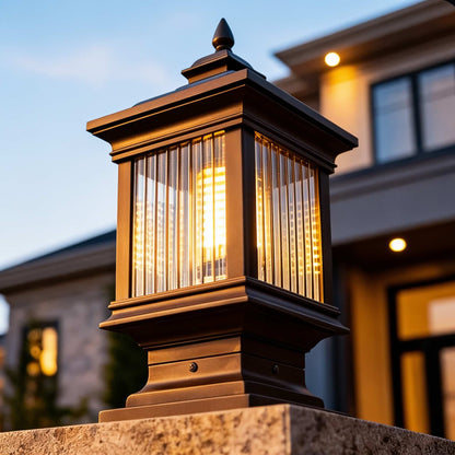 Solar Outdoor Wall Light Modern Die-Cast Aluminum Adjustable Brightness Waterproof Landscape Lighting