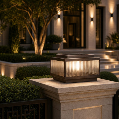 Modern Outdoor Wall Light Waterproof Brass Acrylic E26/E27 Bulb 3000K IP65 Exterior Sconce