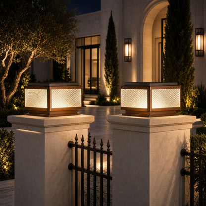 Solar Outdoor Light Minimalist Ground Mounted Aluminum LED with Four Color Options