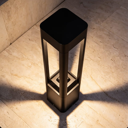 Modern Bollard Landscape Light Adjustable Height Die-Cast Aluminum LED Outdoor Lighting IP55