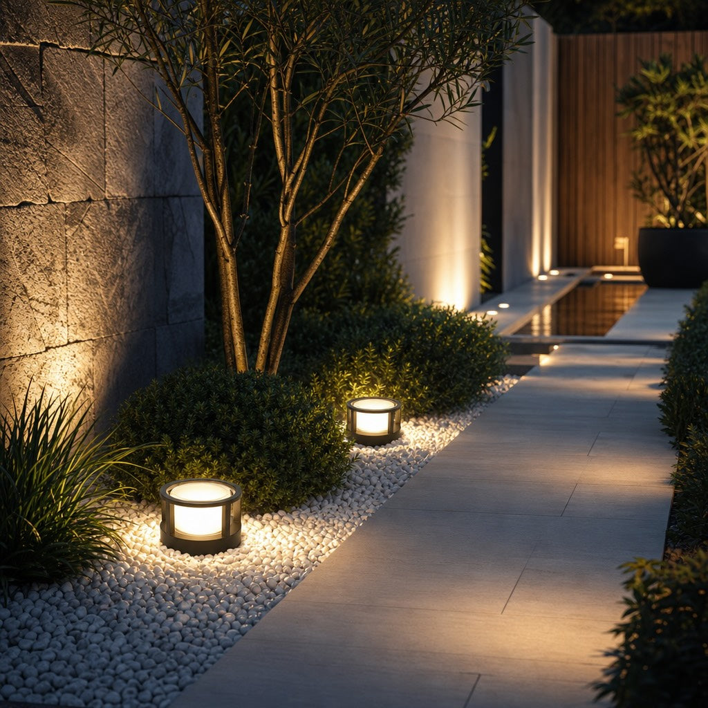 Modern Outdoor Post Light Aluminum Body IP65 LED 5W for Garden Walkway Illumination