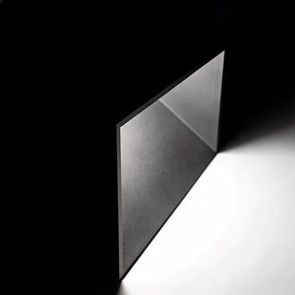 Solar Pathway Light Modern Cube Design Stainless Steel Frame with Glass Shade LED Illumination