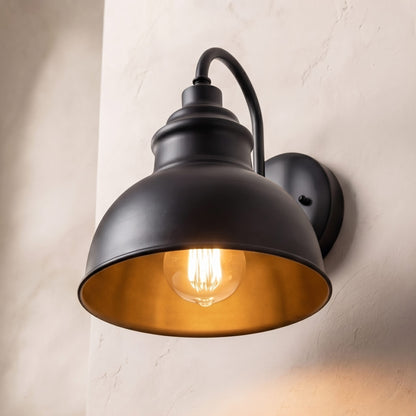 Modern Outdoor Wall Light Waterproof Iron Wall Mounted LED 3000K Warm Glow
