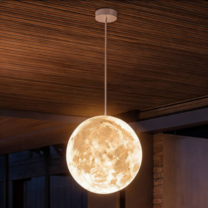 Modern Outdoor Hanging Light Resin and Fiberglass with Warm White LED and IP65 Waterproof Rating