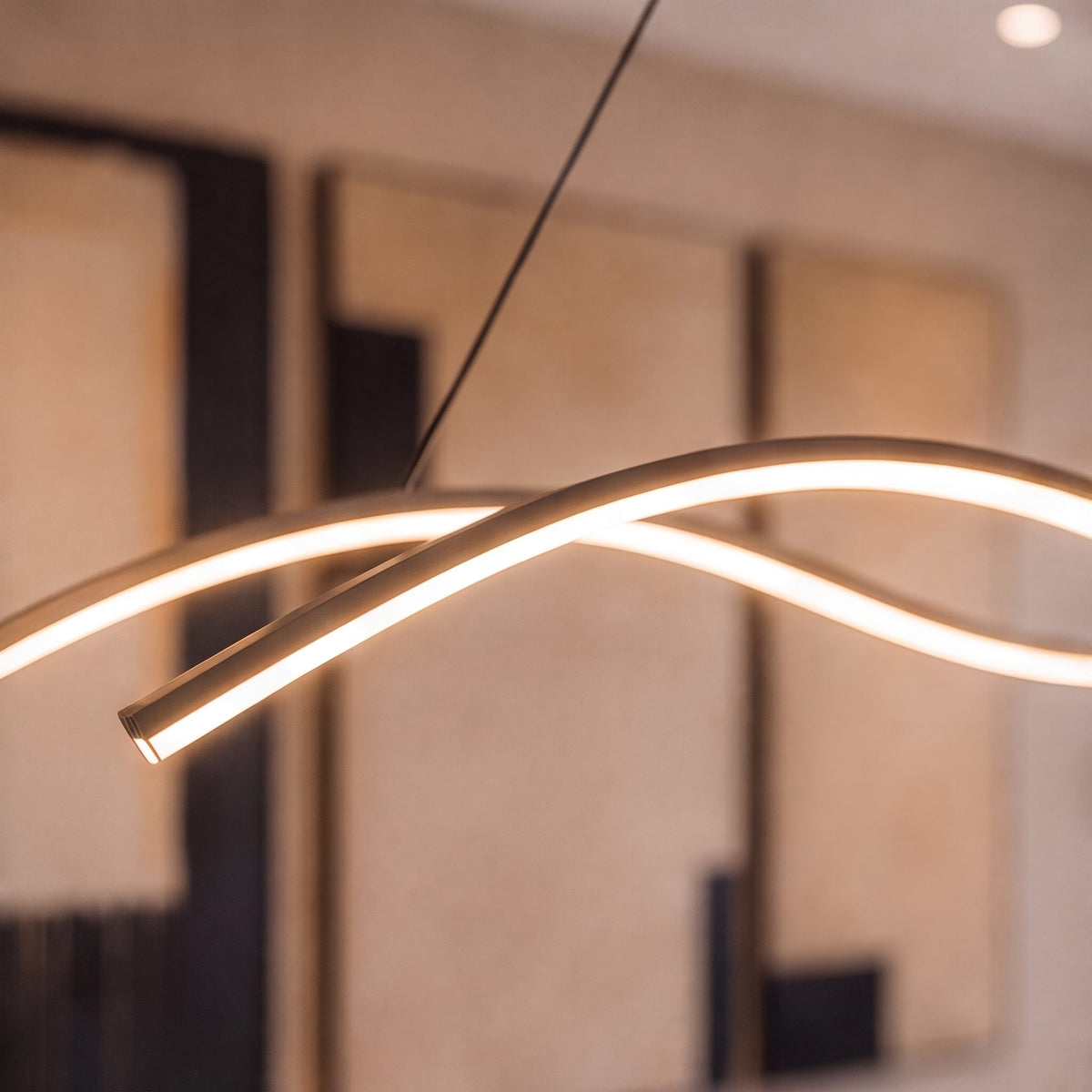 Modern Pendant Light Adjustable Hanging Aluminum LED Dimmable for Kitchen Island and Dining Room