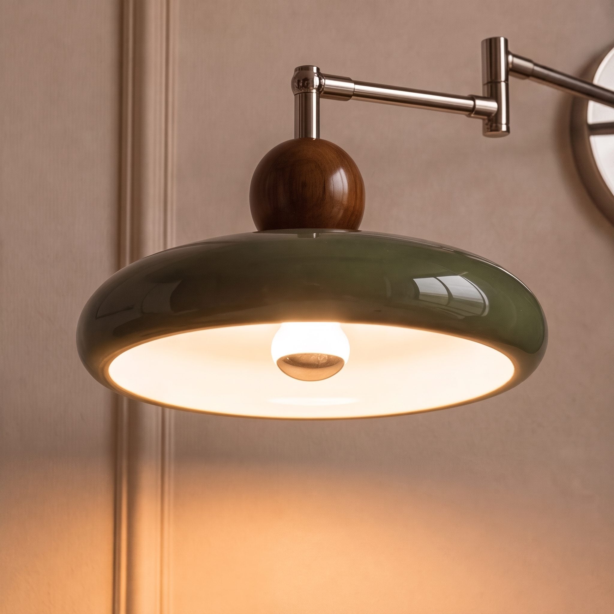 Modern Wall Sconce Lighting Adjustable Plug-in Metal Shade LED Compatible Wall Lamp