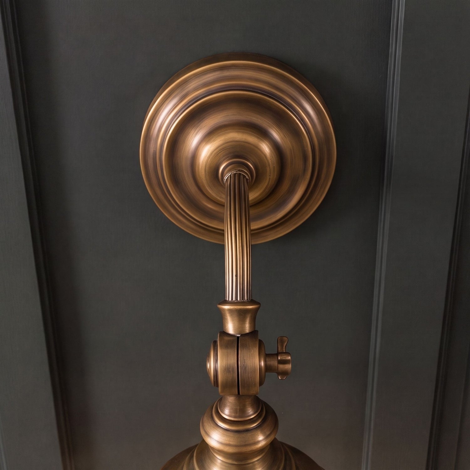 Modern Minimalist Wall Light Wall Mounted Solid Brass LED Compatible Sconce for Indoor Use