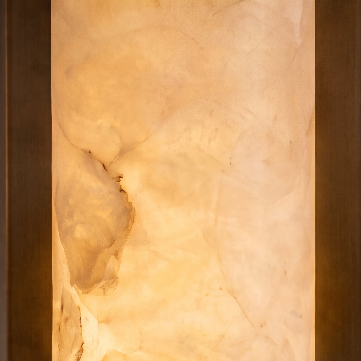 Modern Wall Sconce Wall Mounted Resin with Copper Accents LED Warm White Light for Indoor Use