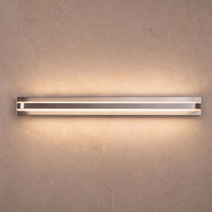 Modern LED Bathroom Vanity Lights Wall Mounted Polished Iron Acrylic Ambient Glow