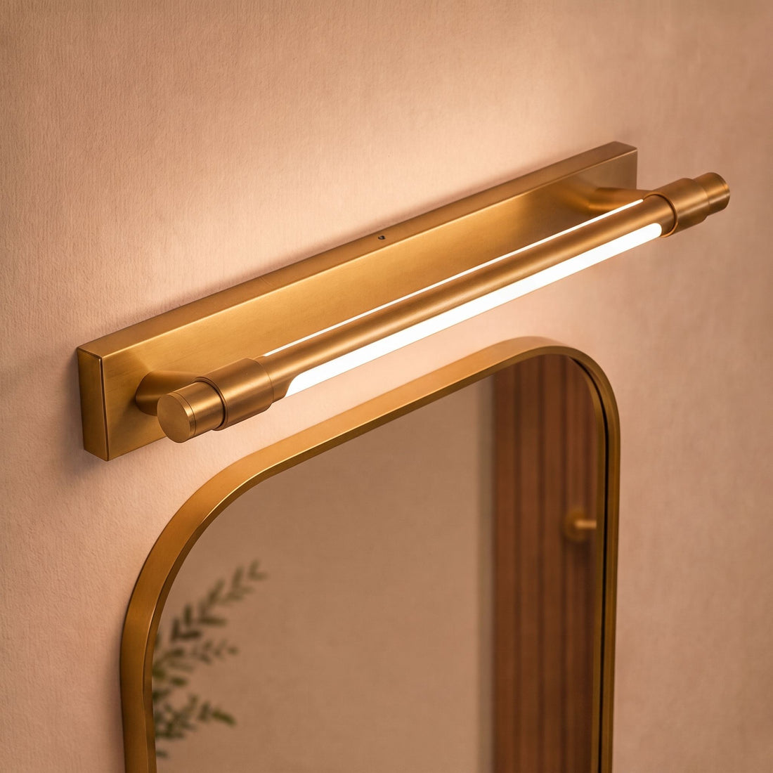 Modern Bathroom Vanity Light Wall Mounted Iron Acrylic LED with Three Color Temperatures