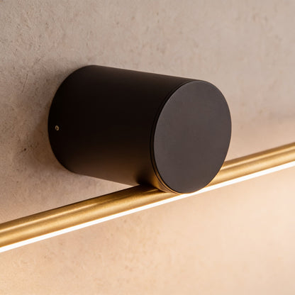 Modern Linear Bathroom Vanity Light Bar Wall Mounted Copper Acrylic LED Dimmable 3 Color Temperature