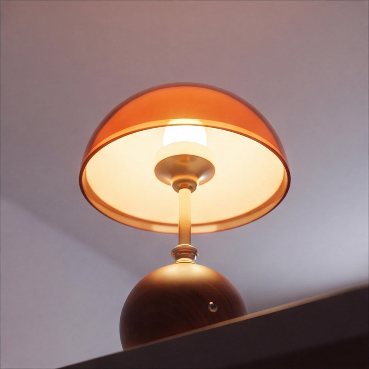 Modern Rechargeable LED Table Lamp Cordless Adjustable Brightness Metal Portable Design