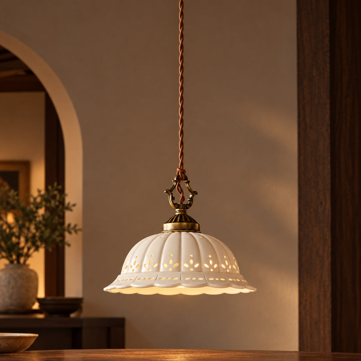 Modern Black Pendant Lighting Hanging Metal Fixture with Adjustable LED for Kitchen Island