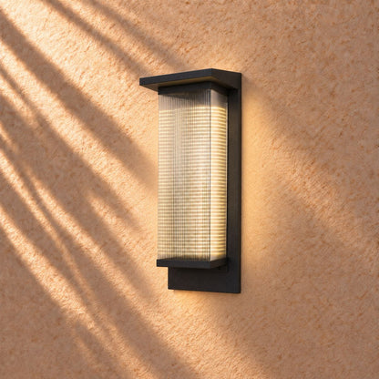 Modern Outdoor Solar Wall Lights with Remote Control Stainless Steel LED and IP65 Moisture Resistance