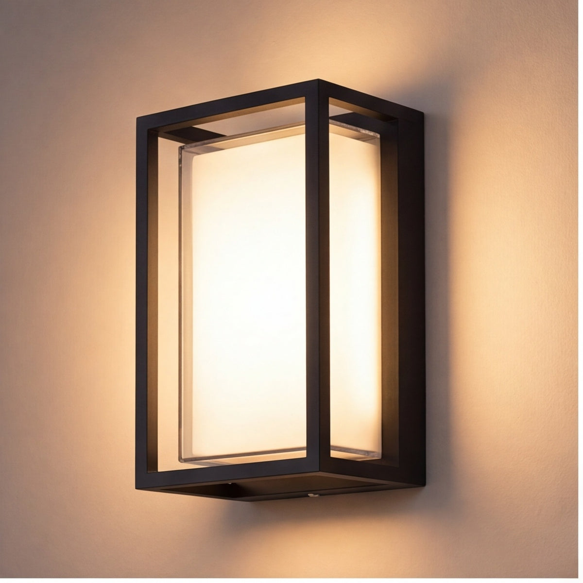Modern Outdoor Wall Light LED Waterproof Aluminum Fixture for Porch Patio and Pathway